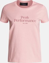 Peak Performance Ground Tee Warm Blush Dames - Maat XS