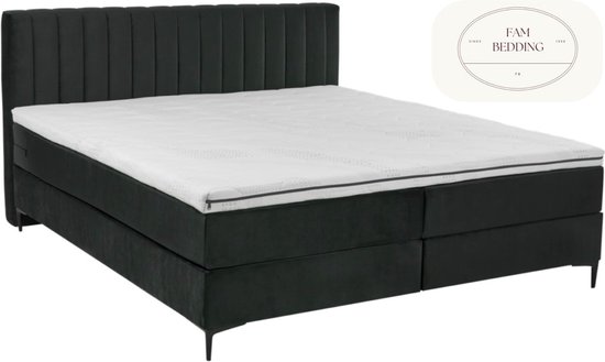 2 Persoons Boxspring Cindy Antraciet 180x200