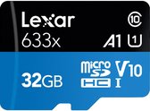 Lexar High Performance 633x microSDHC 32GB - met adapter