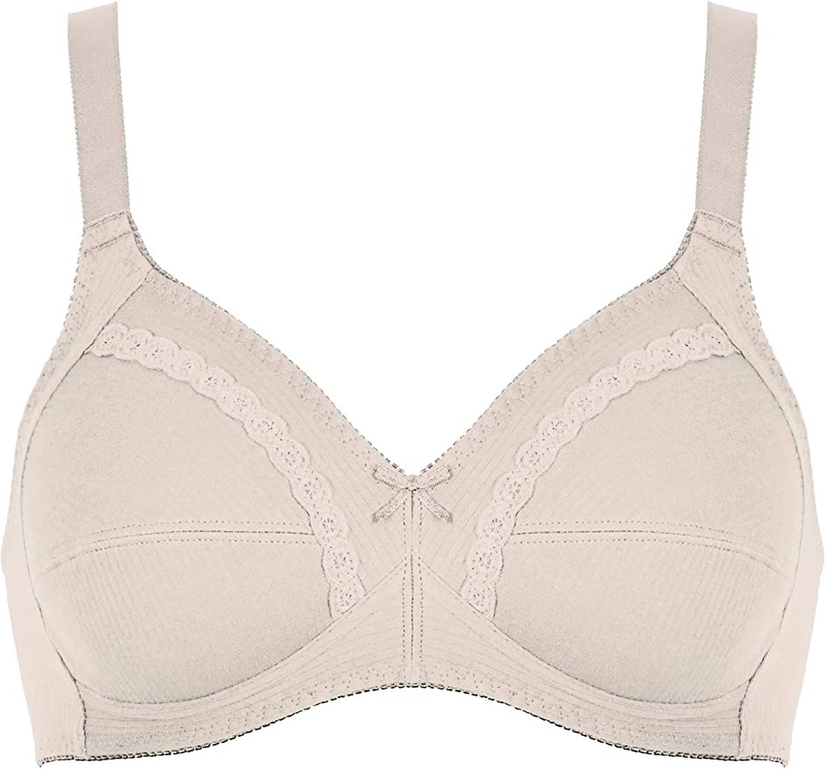 Naturana 100% katoenen. soft BH zonder beugels maat 85B beige