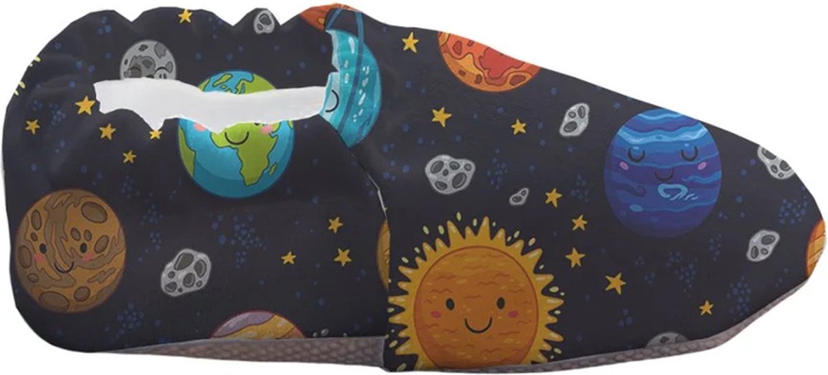 ZOMER Baby Slofjes, Pantoffels, Sloffen, Zacht Katoenen - Happy Space EU 21-22