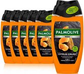 Palmolive Douchegel Men Citrus Crush - 6x500ml - Voordeelverpakking