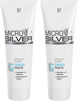 Frisse adem met Micro silver tandpasta - antibacteriële werking -2x 75ml
