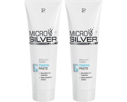 Frisse adem met Mirco silver tandpasta - antibacteriële werking -2x 75ml