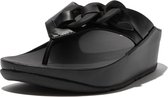 FitFlop Sandales en cuir avec chaîne en caoutchouc Opalle NOIR - Taille 36