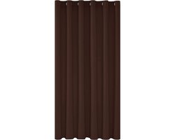 Verduisteringsgordijnen met Oogjes, Lichtdichte Gordijnen voor de Woonkamer, Keuken, Kant en Klaar, Chocolade, 200x290 cm (B x H), 1 stuk