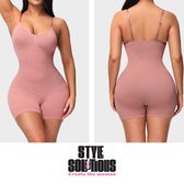 Style Solutions | Bodyshaper Bodysuit Kendra | Vormgevende Lingerie voor een Prachtig |Roze XL