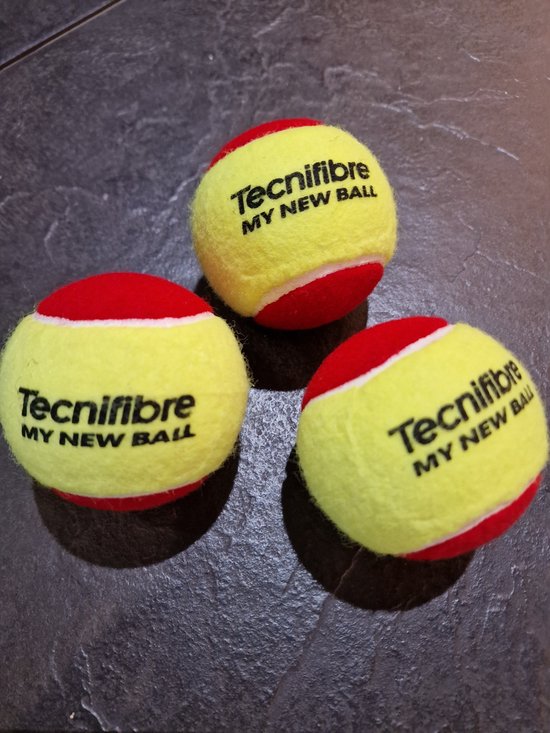 Tecnifibre My New Ball - Stage 3 - Rouge - Balle de Tennis 3 Balles |  bol.com