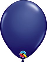 Qualatex Ballonnen Navy Blue 30 cm 100 stuks
