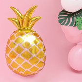 PARTYDECO - Aluminium gele ananas ballon - Decoratie > Ballonnen