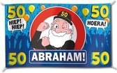 Vlag - 50 Jaar, Abraham - 150x90cm -