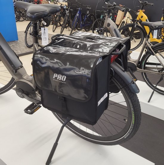Fietstassen Dubbel 32 Liter Fietstas Elektrische Fiets E-Bike Zwart — afbeelding 3