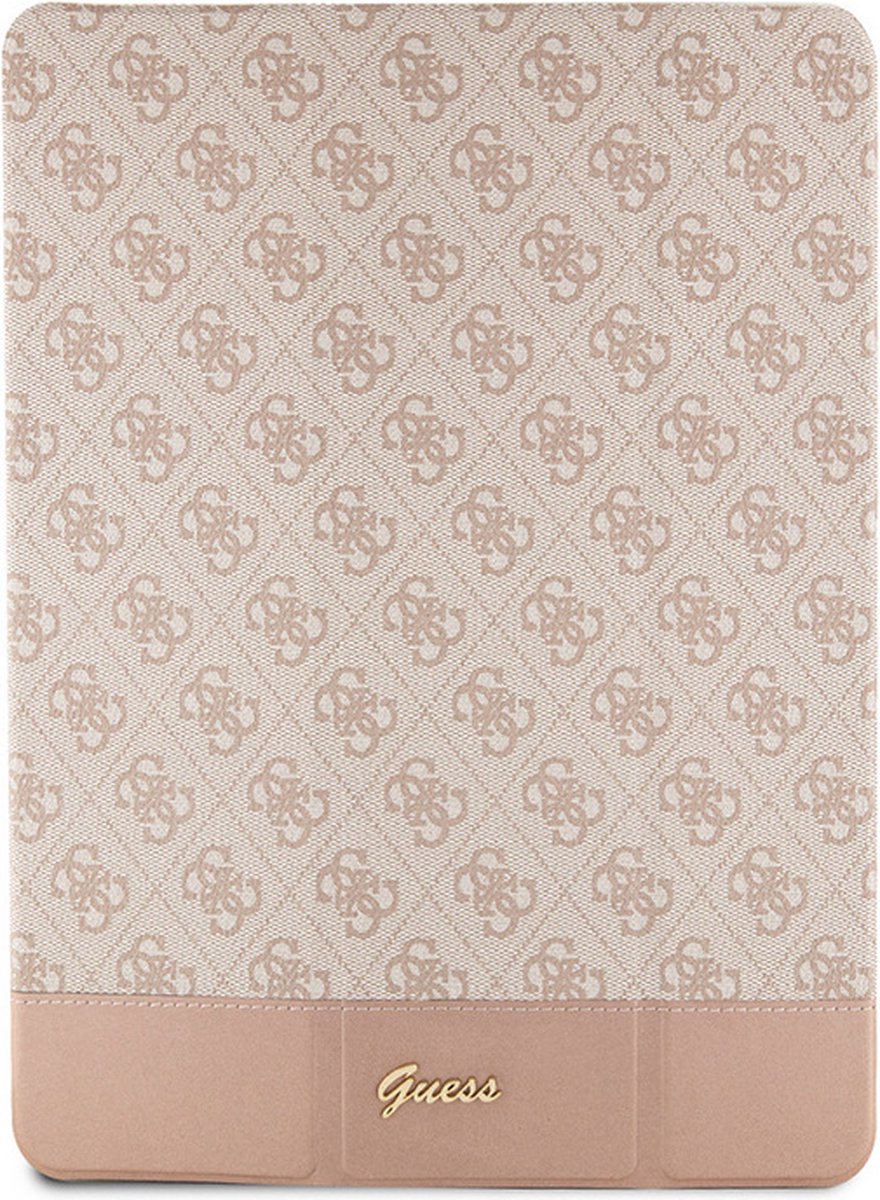 Guess 4G Stripe Allover - Apple iPad Air 5 10.9" (2022) - Roze