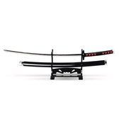 Demon Slayer - Katana zwaard – Mini – Geleverd met koker - 24cm - Zwaard – Samurai – Ninja – Anime – Cosplay – Manga