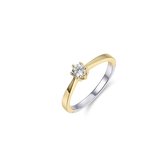 Gisser Jewels - Ring - Zilver - Zirconia - 4 mm
