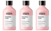 L’Oréal Professionnel Vitamino Color Shampoo – Kleurbeschermende shampoo voor gekleurd haar – Reisverpakking - Serie Expert – 3 x 100ml