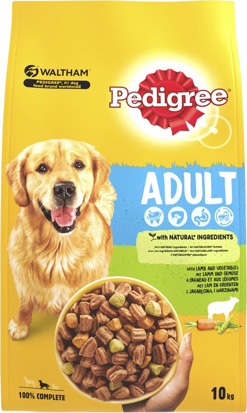 Pedigree Droogvoer Kleine Honden 10kg - Kip & Groenten Volwassen Honden