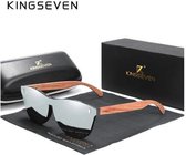 KingSeven - Grey Oculos Bamboo UV400 en Polarisatie Filter