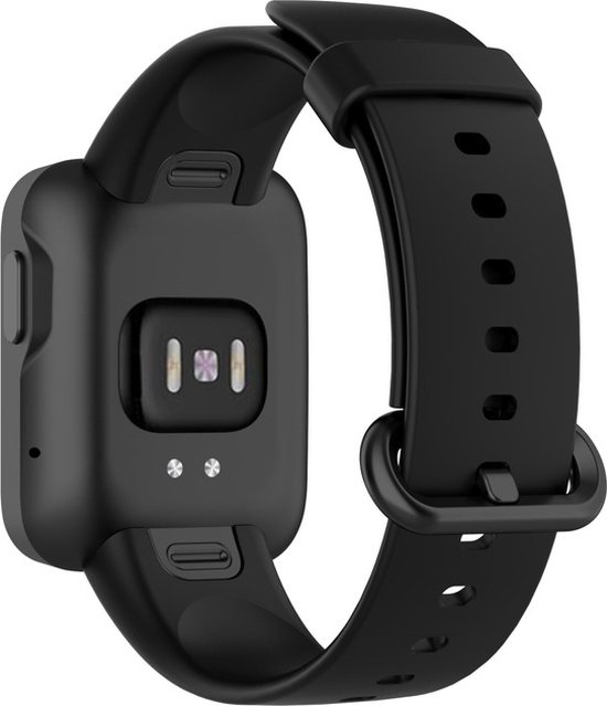 Bracelet en Siliconen convient pour Xiaomi Mi Watch Lite noir