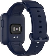 Siliconen bandje - geschikt voor Xiaomi Mi Watch Lite - marineblauw