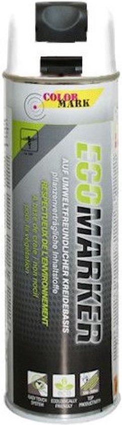 COLORMARK Ecomarker Krijtspray - Wit - 500 ml - Afwerkingslaag