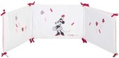 DISNEY Minnie confetti stootrand - 40 x 180 cm - 100% polyester fluwelen kant