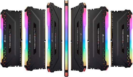 【CORSAIR】Corsair DDR4-3200MHz RGB 32GB VENGEANCE RGB PRO 32GB (2x16GB) DDR4 3200 | bol