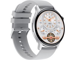 DrPhone DTX Ultra2 – 1.43 Inch AMOLED Smartwatch – Smartwatch Met Mobiele App – Always On Smartwatch – Volledige Belfunctie – Zuurstof/Hartslag/Bloeddruk meter - Zilver