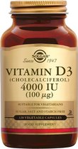 Vitamine D3 (Cholecalciferol) Solgar 4000 UI 120 Stuks