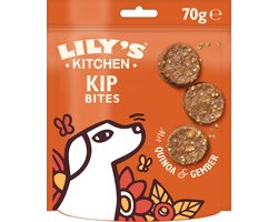Lily's Kitchen - Hondensnacks - Chomp Away Kip Bites - Kip - 8 x 70 g