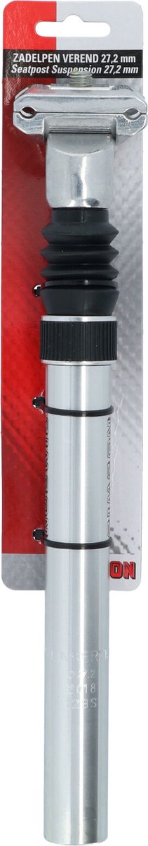 Zadelpen simson verend 272 mm alu zilver 021944144851