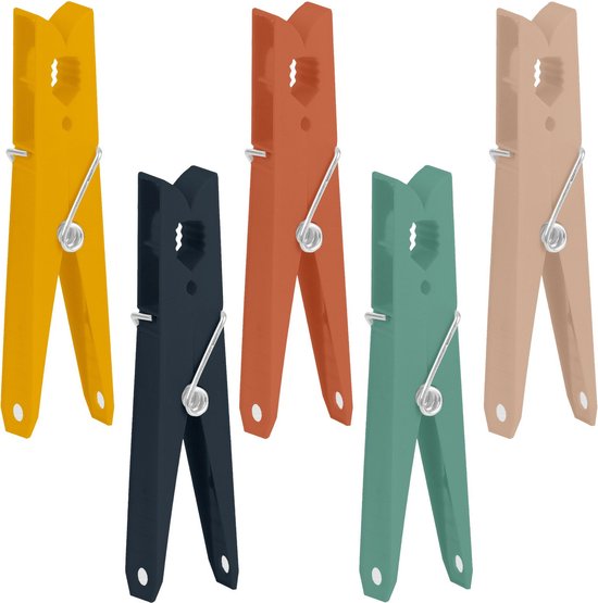 Foto: Urban living jumbo size wasknijpers 24x kunststof 9 5 cm