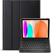 Hoesje Geschikt voor iPad 2022 Hoesje Toetsenbord Hoes - Hoes Geschikt voor iPad 10 Keyboard Case Book Cover - Zwart.