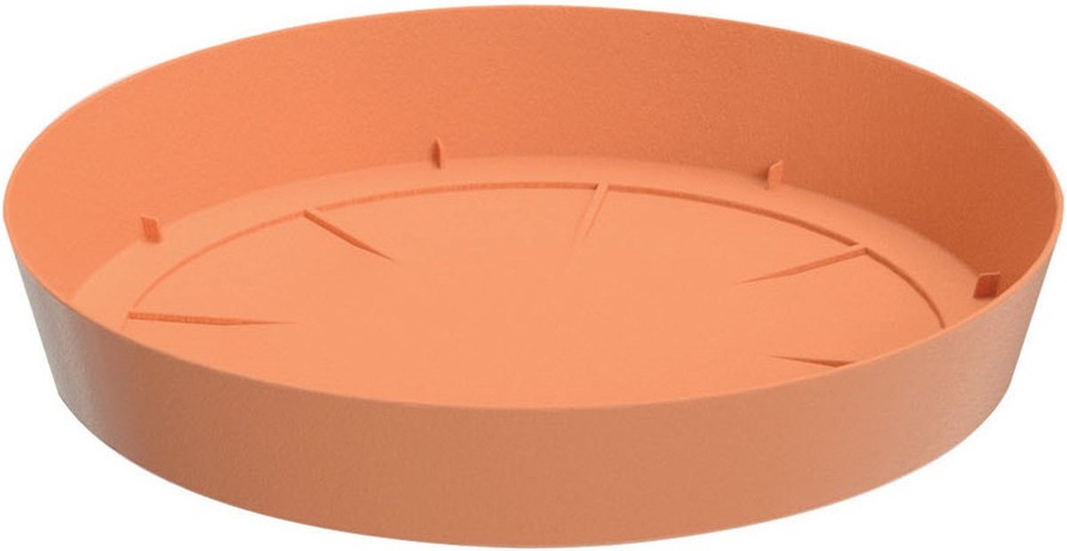 Prosperplast Opvangschaal/onderschaal voor bloempot/plantenpot - terracotta - rond - Dia 19 cm