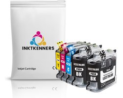 Inktkenners Inktcartridges Geschikt voor Brother LC225 / LC227 - Multipack van 5 cartridges Geschikt voor DCP-J4120DW - MFC-J4420DW - MFC-J4425DW - MFC-J4625DW