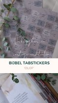 Bijbel tabstickers Nederlands in aardetinten "Olijf"