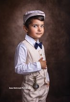 outfit Garçons -costume-baptême-costume gentleman-party-wear-peaky blinders-groomsman-bridesboy-birthday-photoshoot- outfit Davy (taille 92/98)