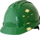 BBU SP-200 Industrile Veiligheidshelm - Verstelbaar met draaiknop - Leren sweatband - Groen