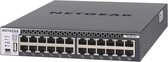 NETGEAR M4300-24X Géré L3 10G Ethernet (100/1000/10000) 1U Noir
