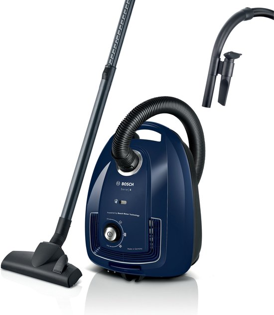 Bosch BGL38BU1 – Stofzuiger met zak – Blauw