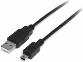 Cable Micro USB Startech USB2HABM2M USB A Mini USB B Black