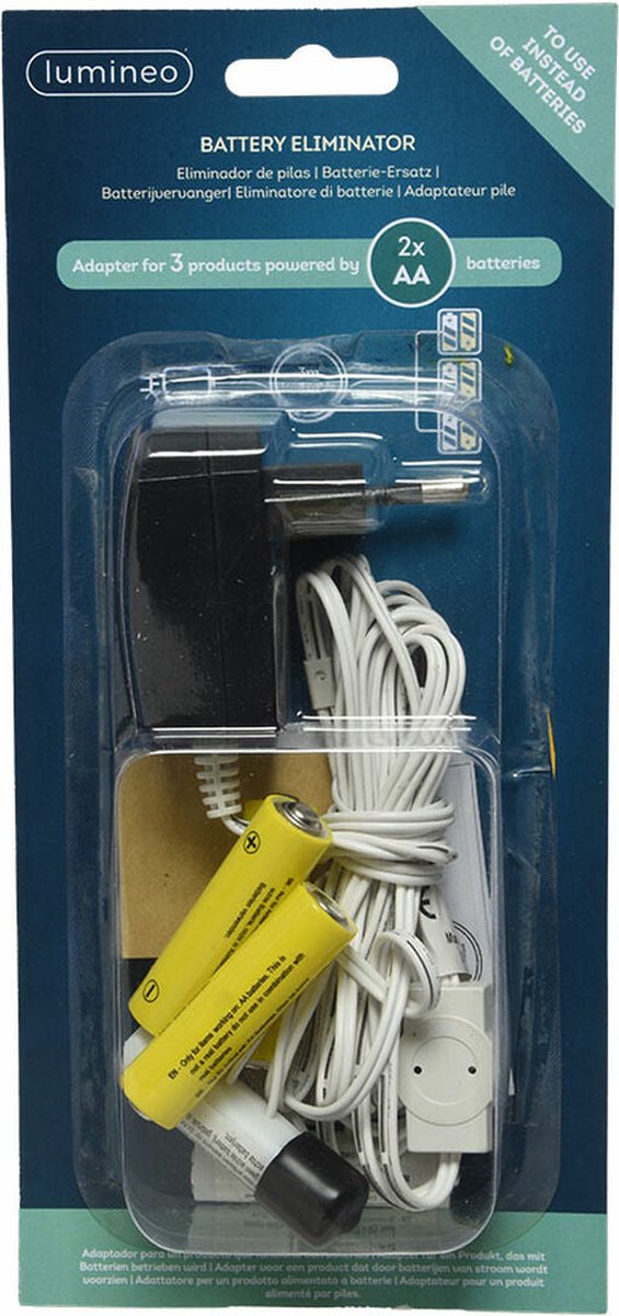 Battery Eliminator Lumineo 2 x AA Interiors