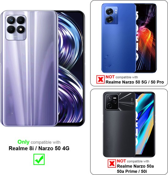 Cadorabo Coque pour Realme 8i / Narzo 50 4G en GRIS FLORAL - Housse de Protection à Motif Floral avec Fermeture Magnétique, Fonction Support et Fentes pour Cartes Book Case Cover Etui