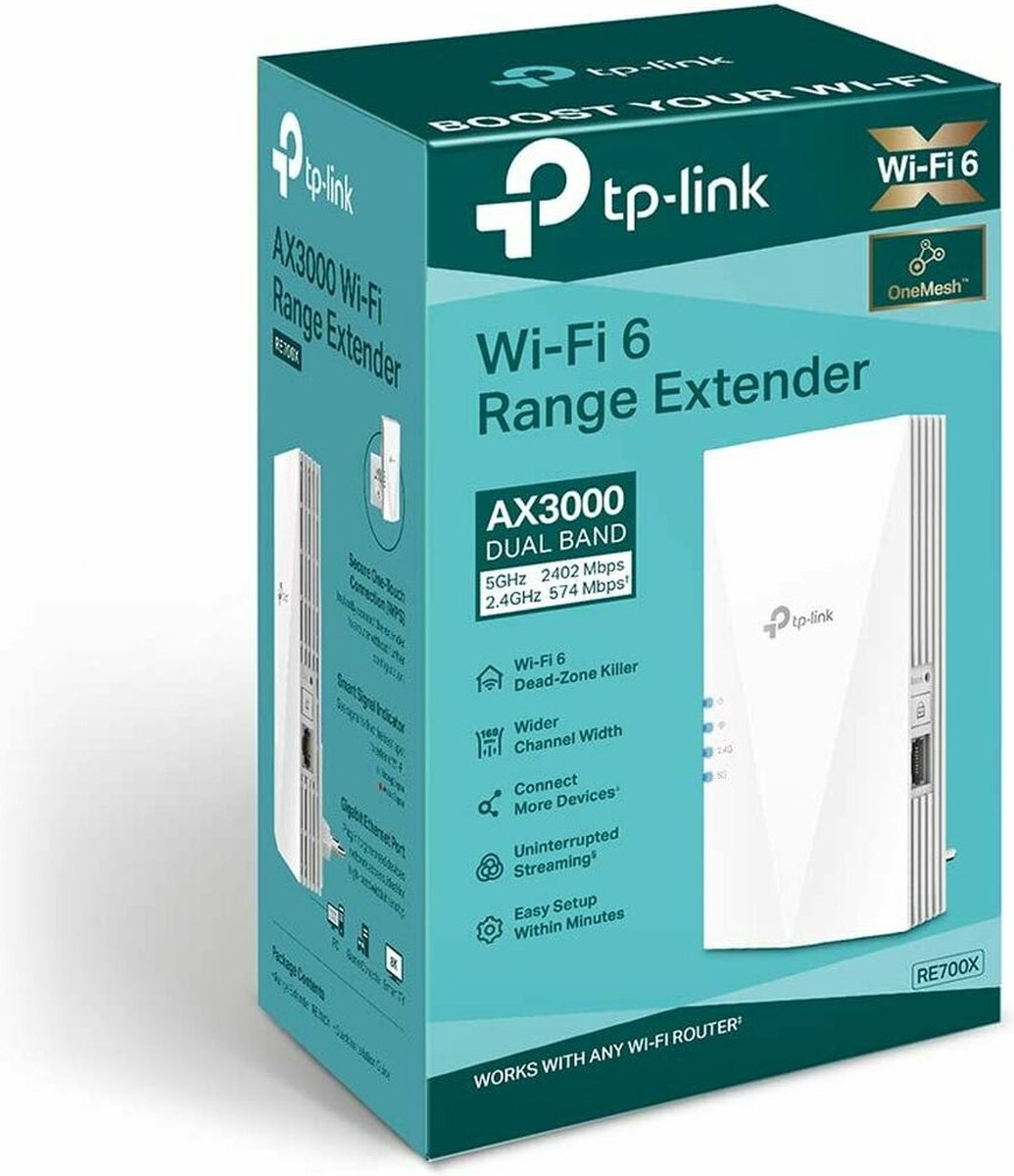 Afbeelding 2 van TP-Link RE700X - WiFi Repeater - WiFi 6