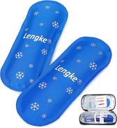 Ijspakken voor insulinekoeler - Herbruikbare 2 STKS Nylon Gel Ice Packs voor Diabetische Insuline Travel Case Medicine Cool Bag (2 stuks)