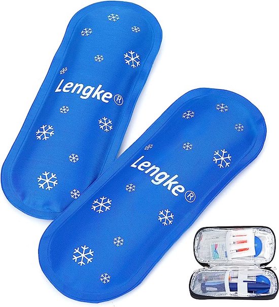 Elektrische Insulinekoeler Reisetui met USB-lader & Bio Gel van Tilcare - Herbruikbare Pen Vriesfles, Onbeperkt uur - Grote Capaciteit TSA Goedgekeurde Koeletui - Houdt tot 6