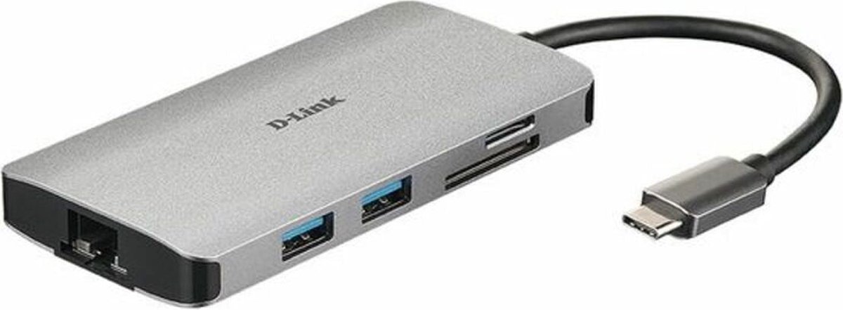 USB Hub C D-Link DUB-M810 Silver