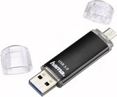 Hama 00124001 Clé USB 128 GB USB Type-A / Micro USB 3.2 Gen 1 (3.1 Gen 1) Zwart