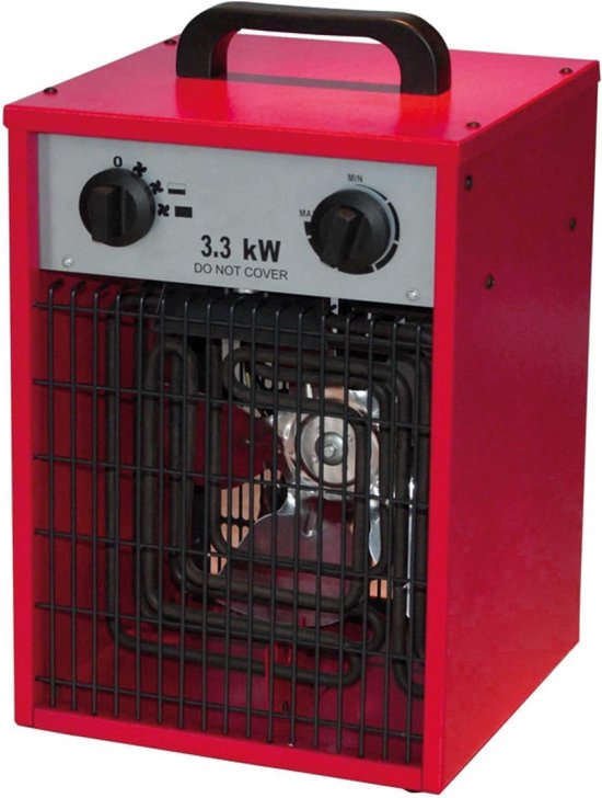 Foto: Perel ventilatorkachel voor binnen 2 warmtestanden 3300 w