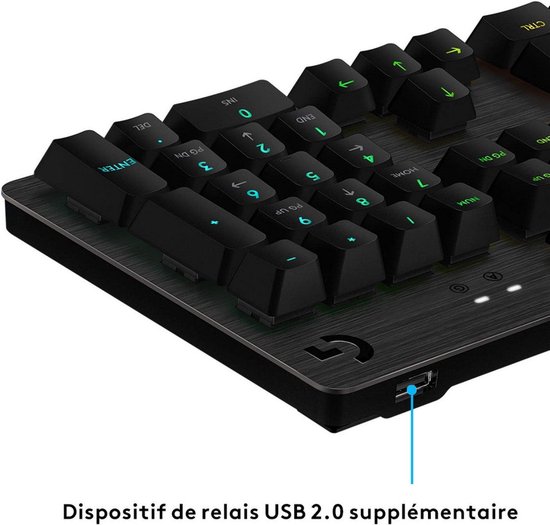 Le clavier gaming mécanique Logitech G513Carbon Lightsync RVB passe à  moitié prix